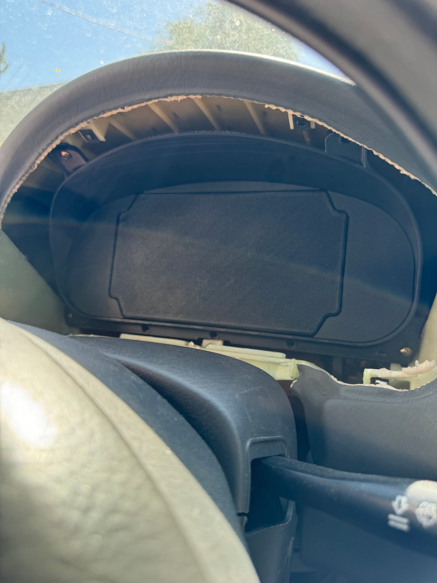 Cluster Display FLUSH Mount EK - Textured HALTECH IC7 INSTALLED