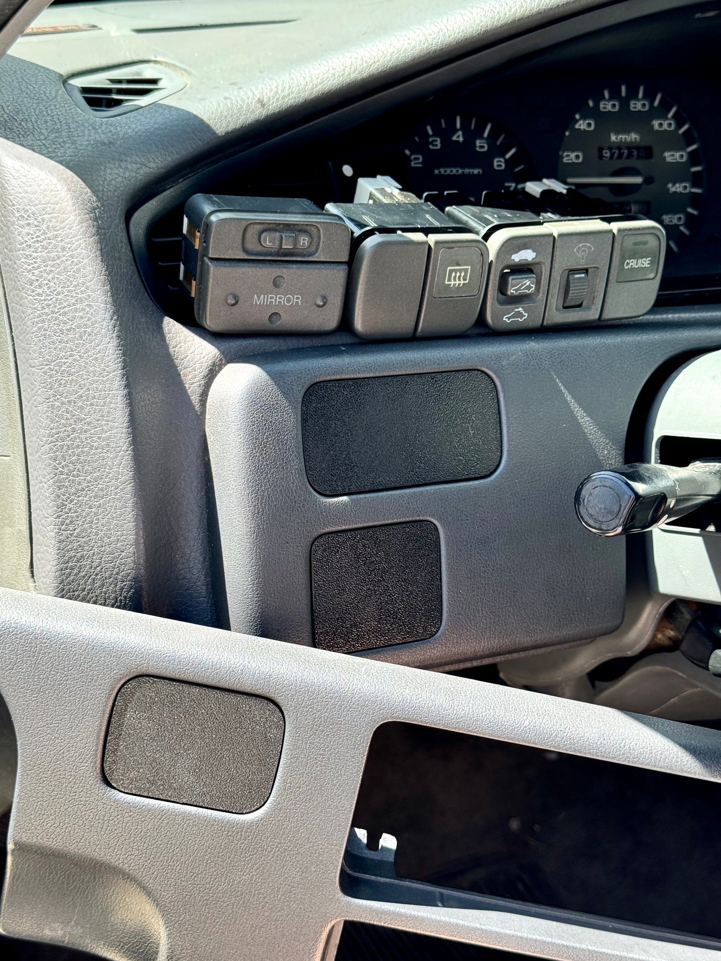 Button Delete Set 3PC EG Civic - Textured
