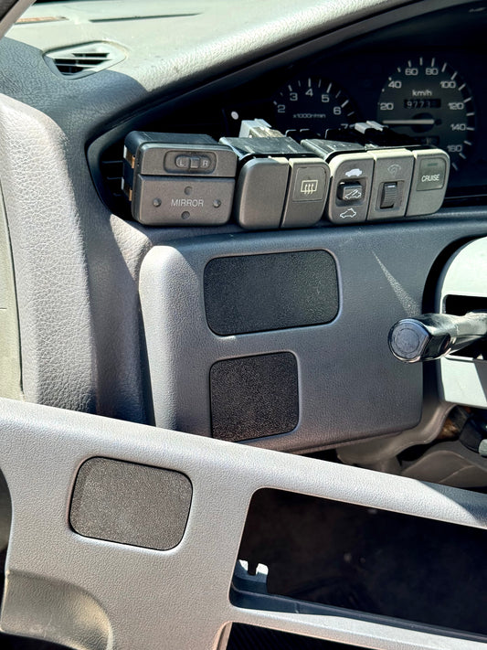 Button Delete Set 3PC EG Civic - Textured
