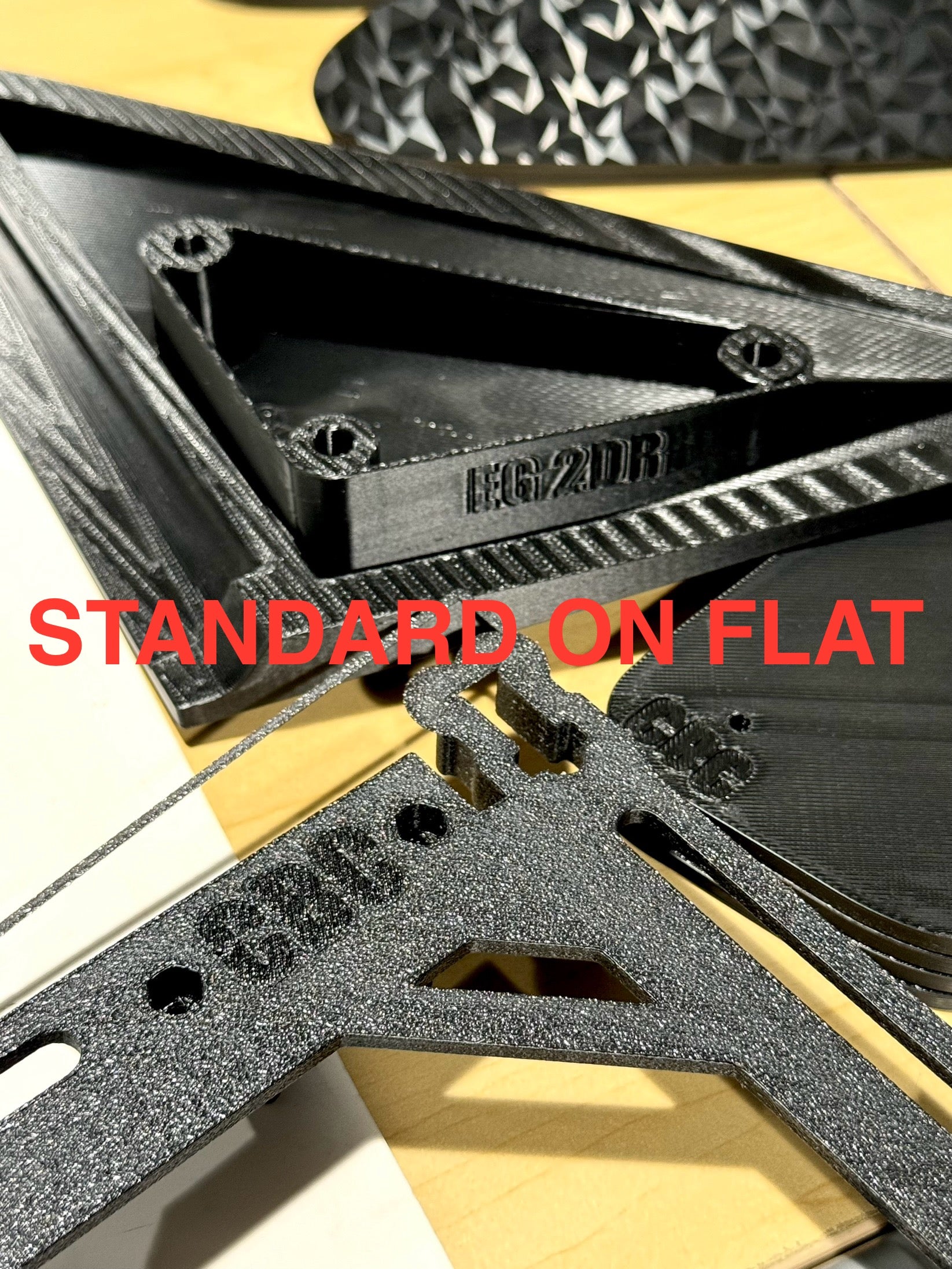 ADD ON LOGO, TEXT, OR DESIGN - STANDARD ON FLAT