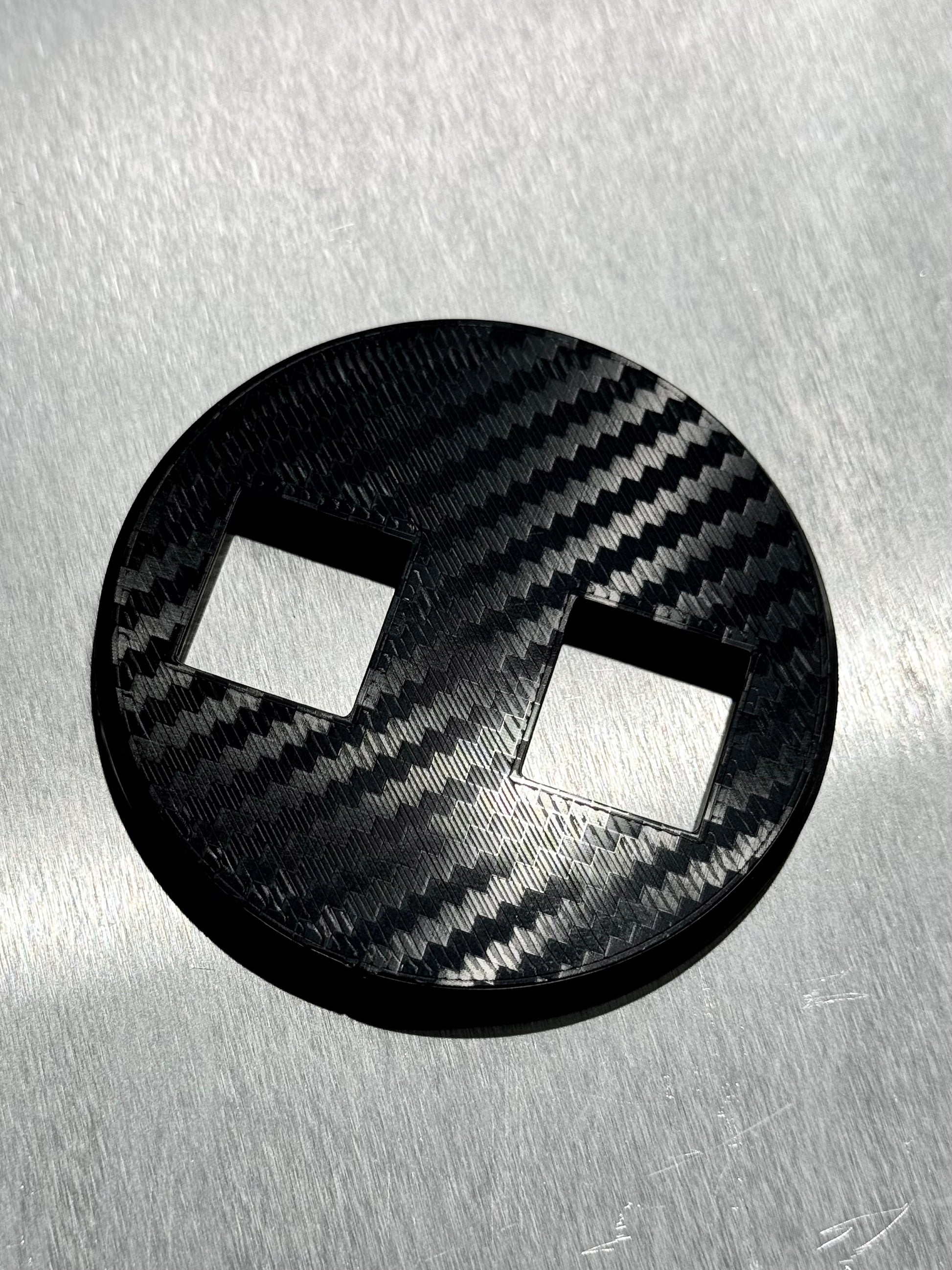 52MM Gauge Pod Filler - Textured / Blank Delete