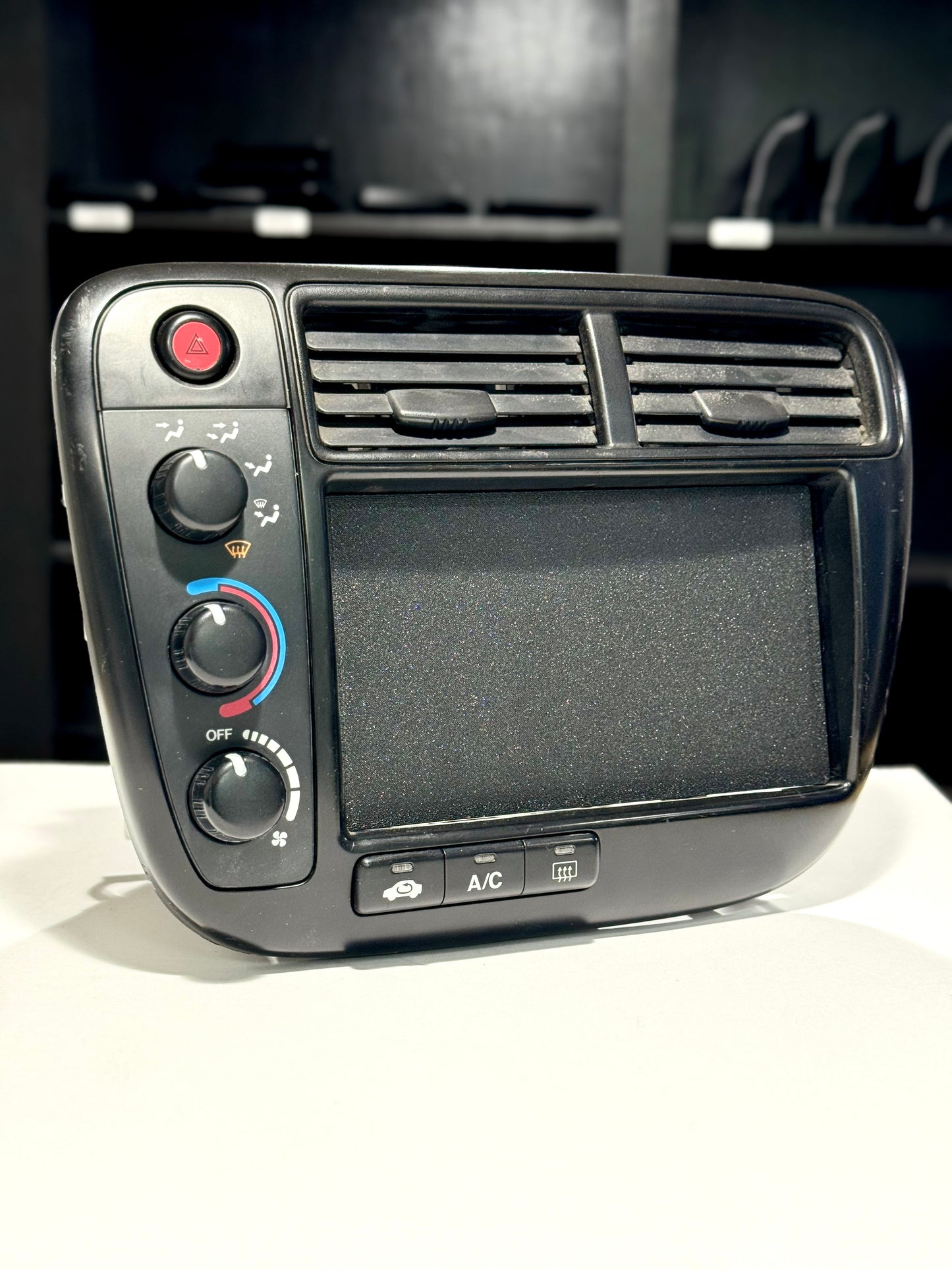 Double Din Block Off Radio - Textured