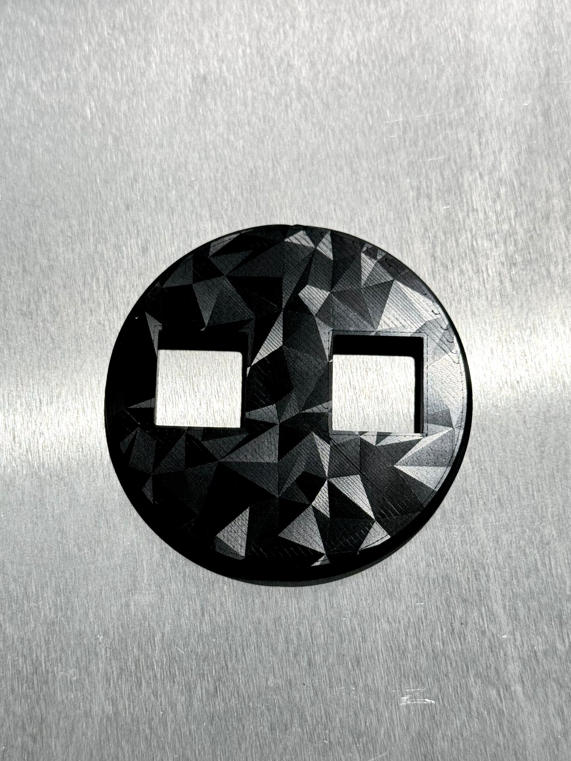 52MM Gauge Pod Filler - Textured / Blank Delete
