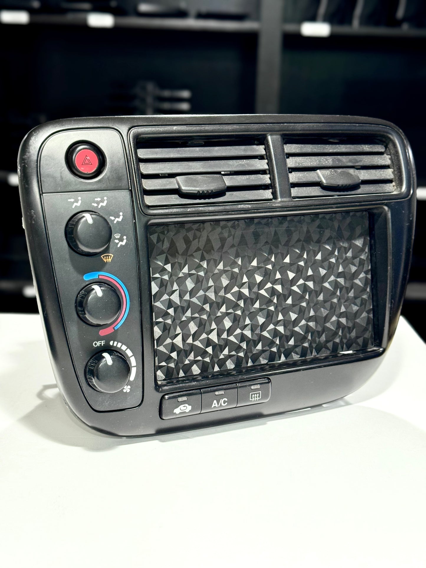Double Din Block Off Radio - Diamond