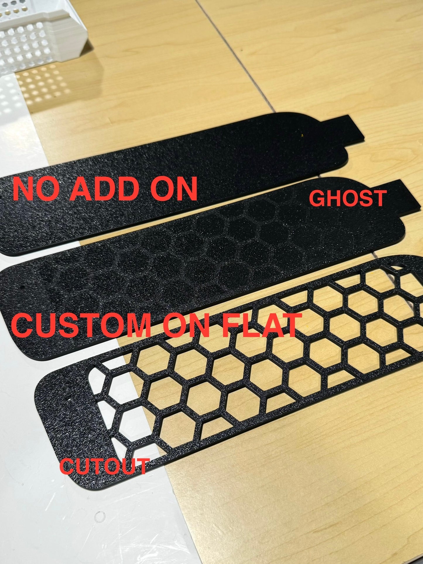 ADD ON LOGO, TEXT, OR DESIGN - STANDARD ON FLAT