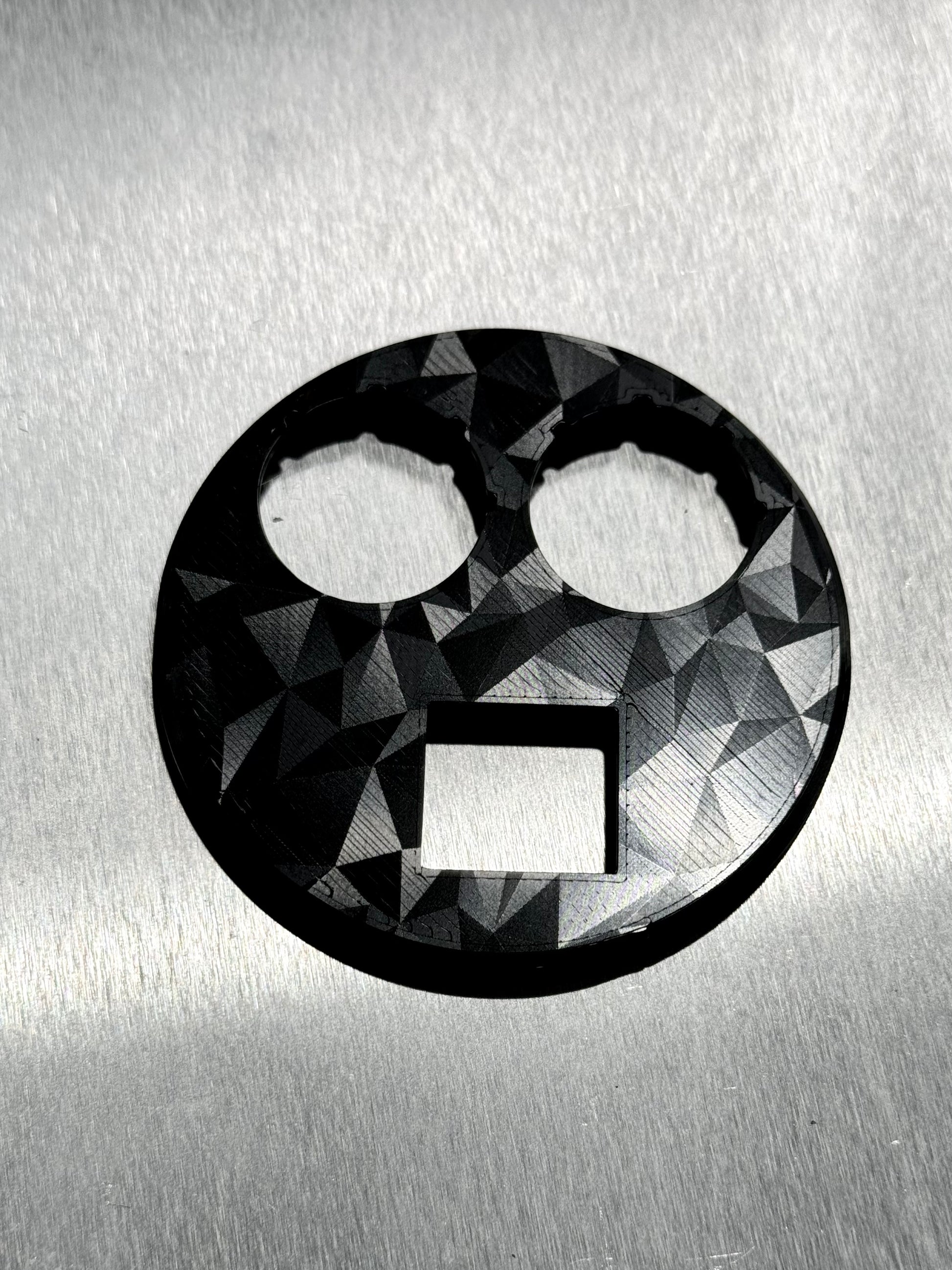 52MM Gauge Pod Filler - Textured / Blank Delete