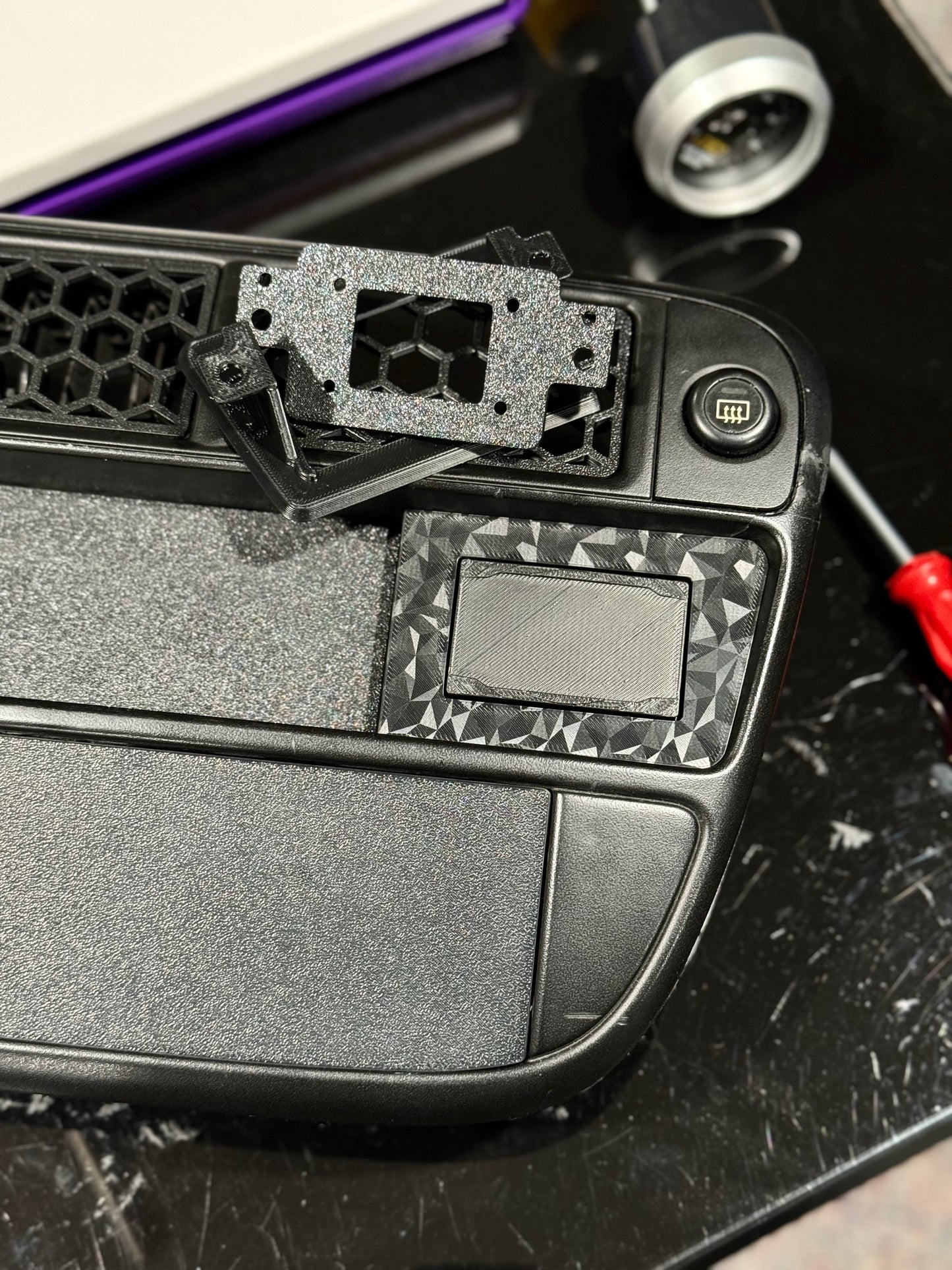 Clock / Pocket FuelTech Nano Mount EK Civic - 1 PC - GAP FILL / TEXTURE