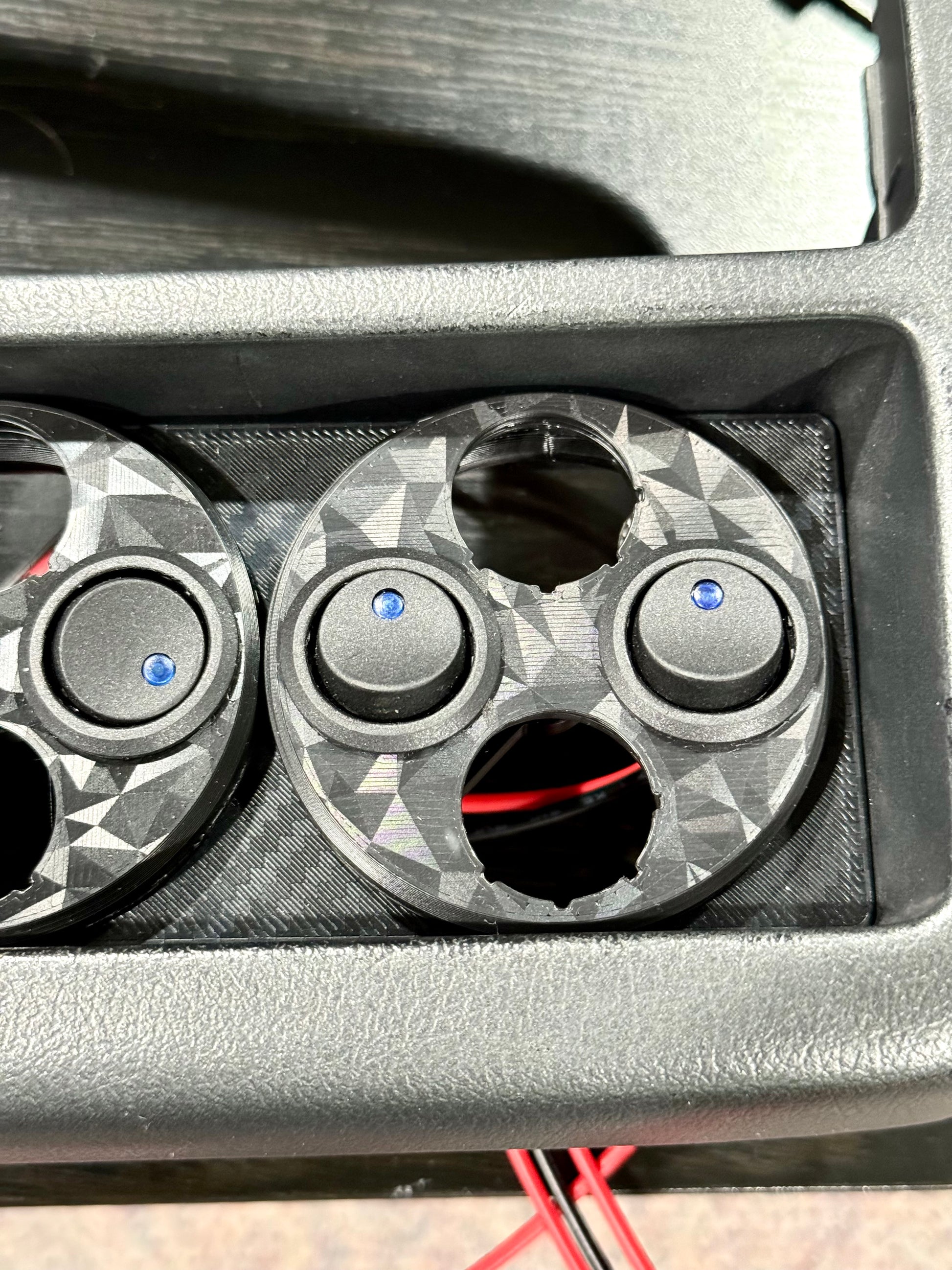 52MM Gauge Pod Filler - Textured / Blank Delete
