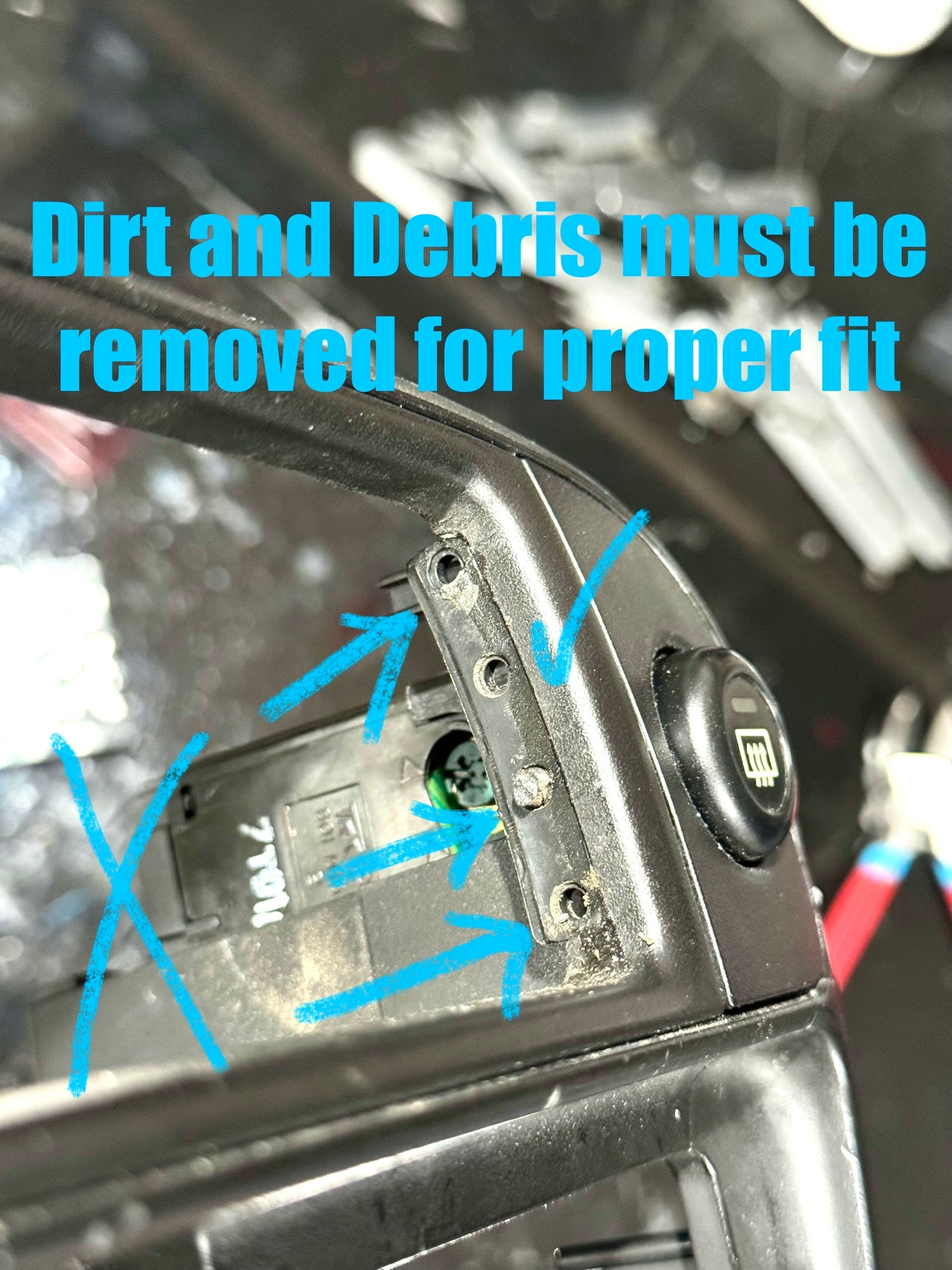 Center Vents or Deletes PAIR EK - Delete / Textured / 96-98 EUDM JDM