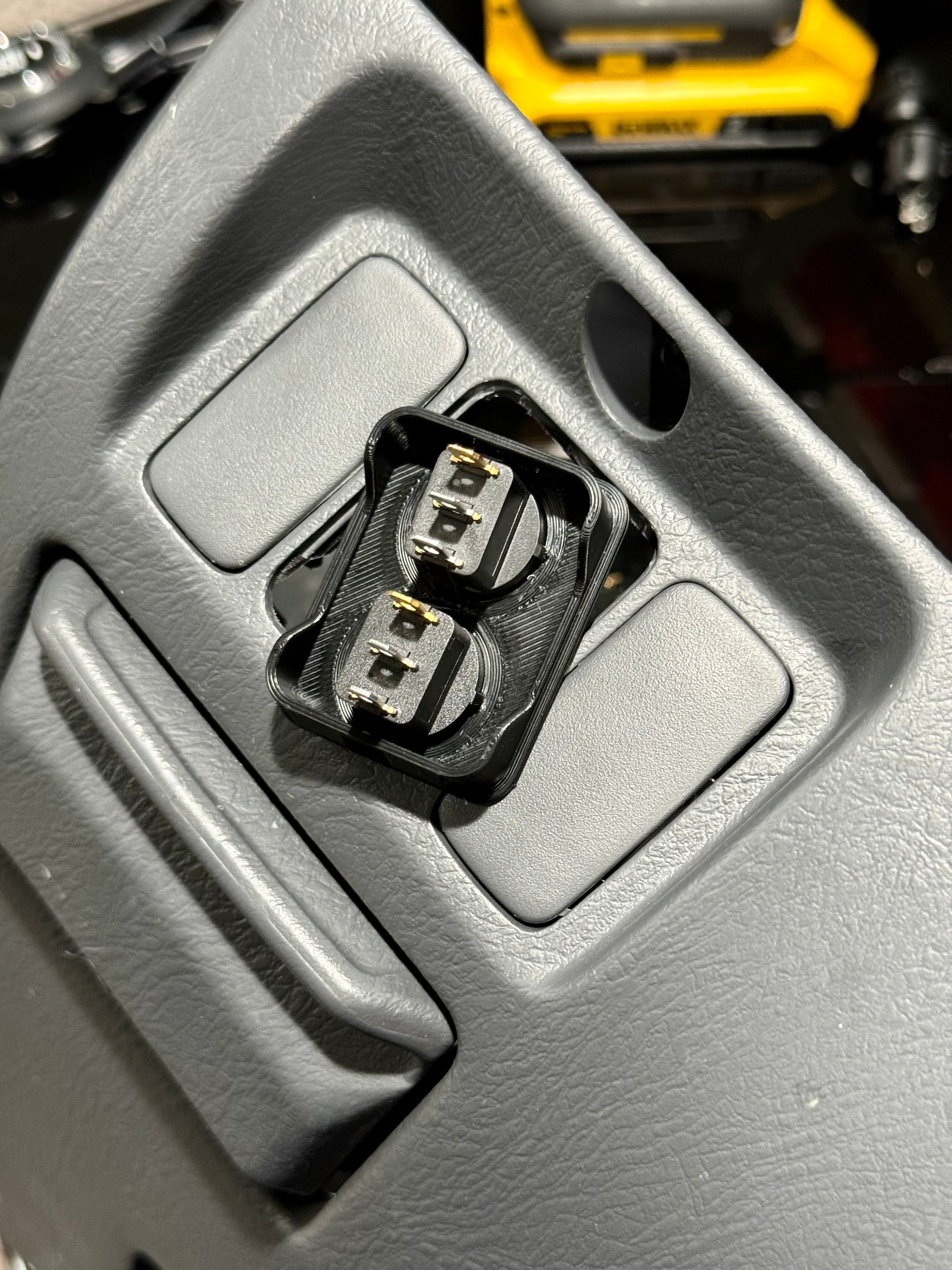 Mirror Switch Mounts EK Civic - BLANK / DELETE / Textured