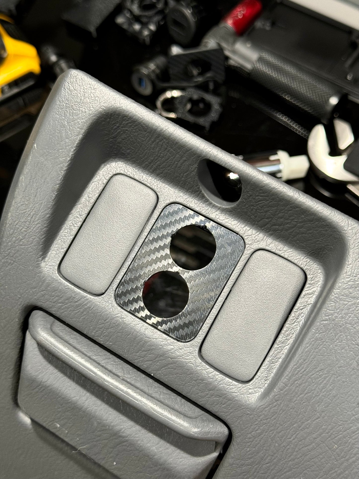 Mirror Switch Mounts EK Civic - 2 Rocker SW - NO SW / Carbon Fiber