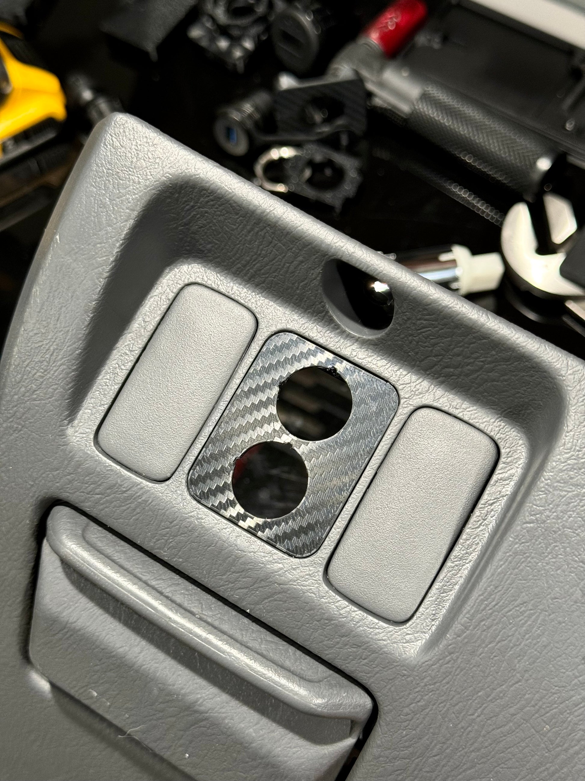 Mirror Switch Mounts EK Civic - 2 Rocker SW - NO SW / Carbon Fiber