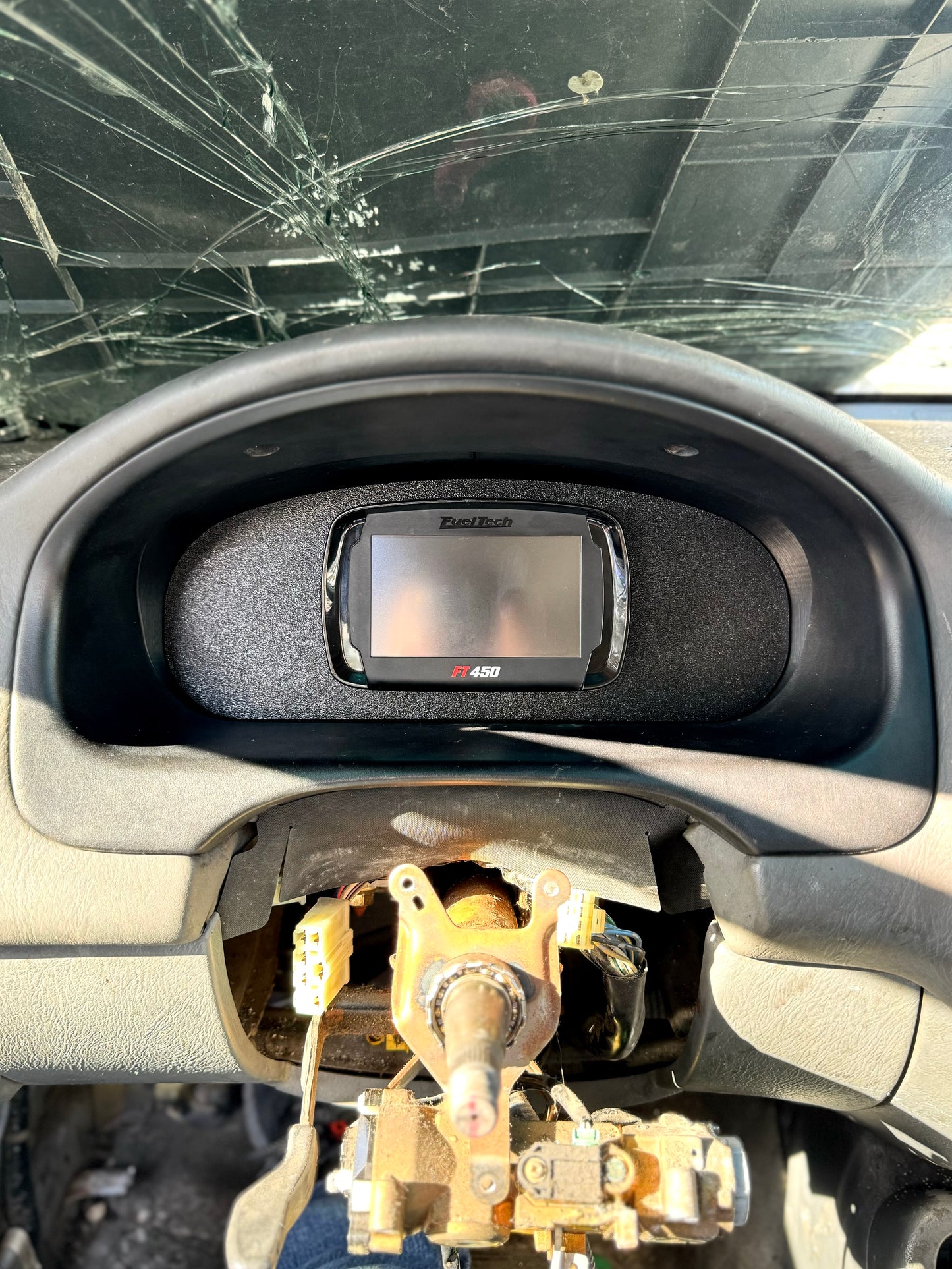 Cluster Display PANEL Mount EK - Textured / FT NO NANO