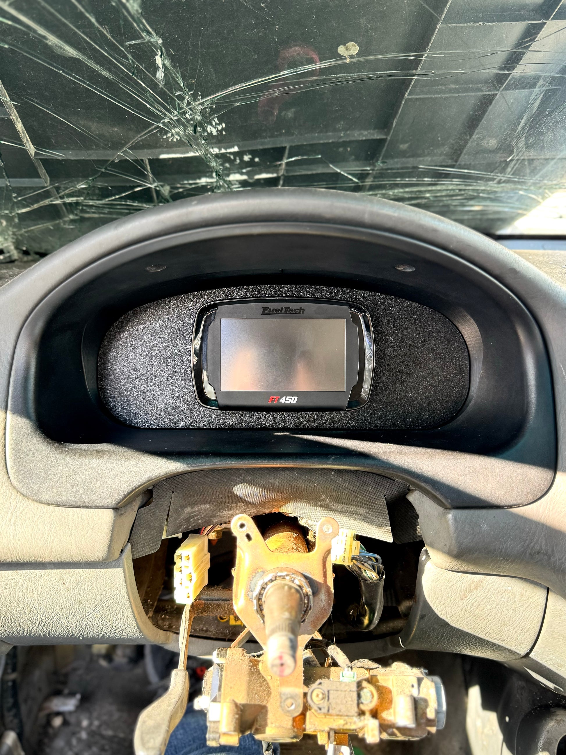 Cluster Display PANEL Mount EK - Textured / FT NO NANO