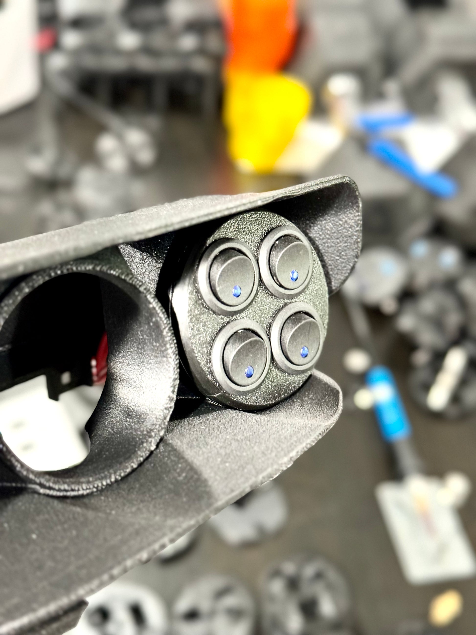 52MM Gauge Pod Filler - Textured / Blank Delete