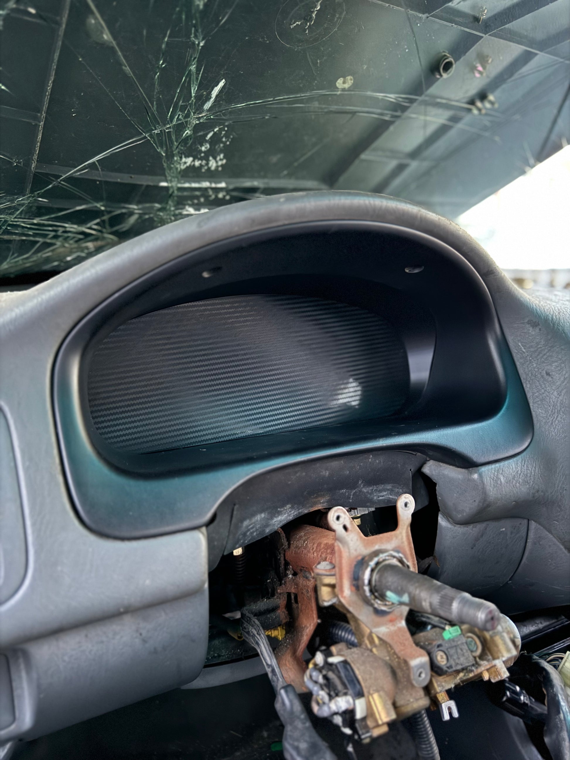 Cluster Display PANEL Mount EK - Carbon Fiber / Blank / Delete