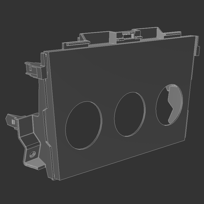 Climate Control Delete or Gauge Pod FRS BRZ GT86