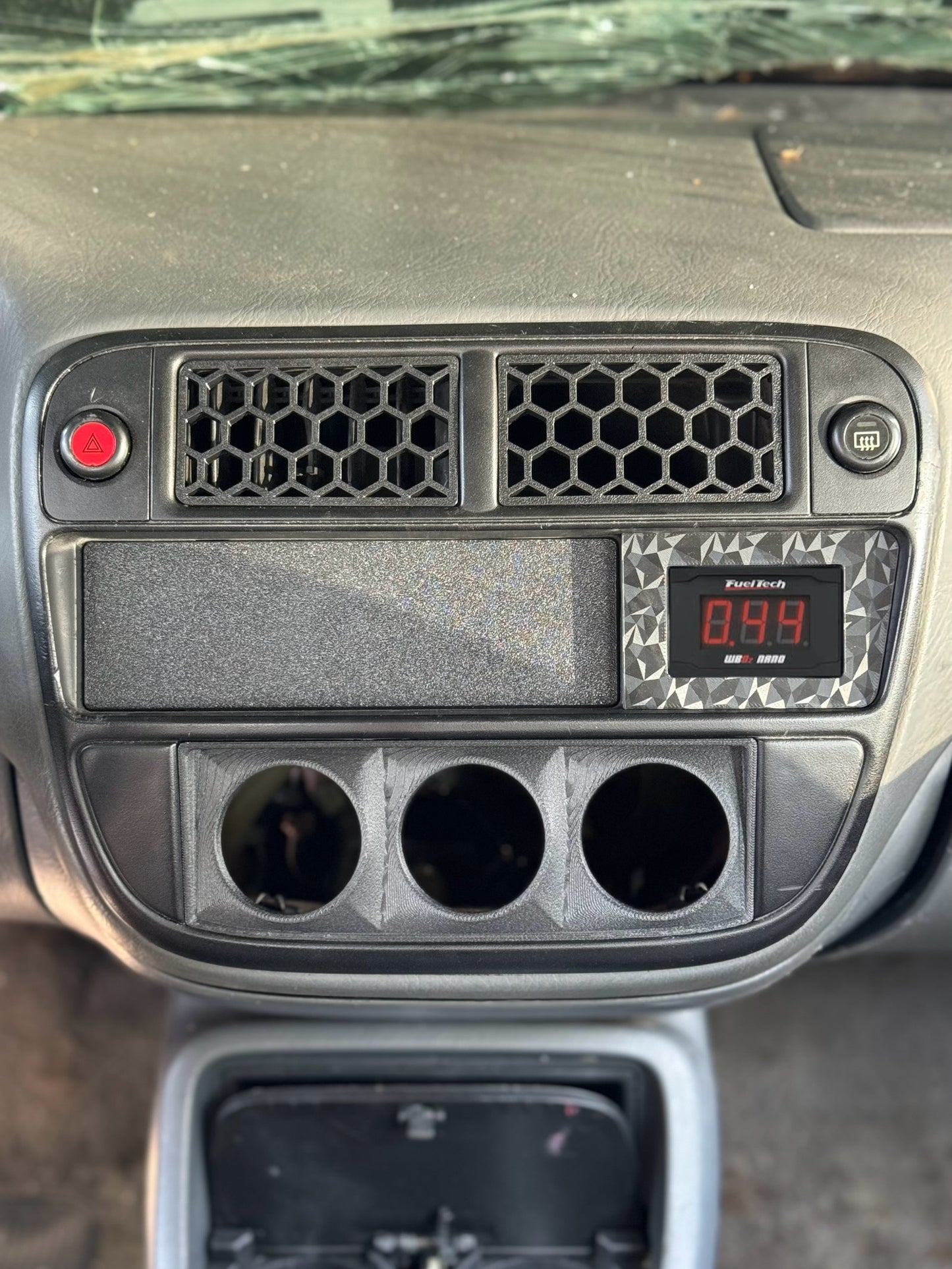 Clock / Pocket FuelTech Nano Mount EK Civic - 2 PC - FULL BLOCK OFF / DIAMOND
