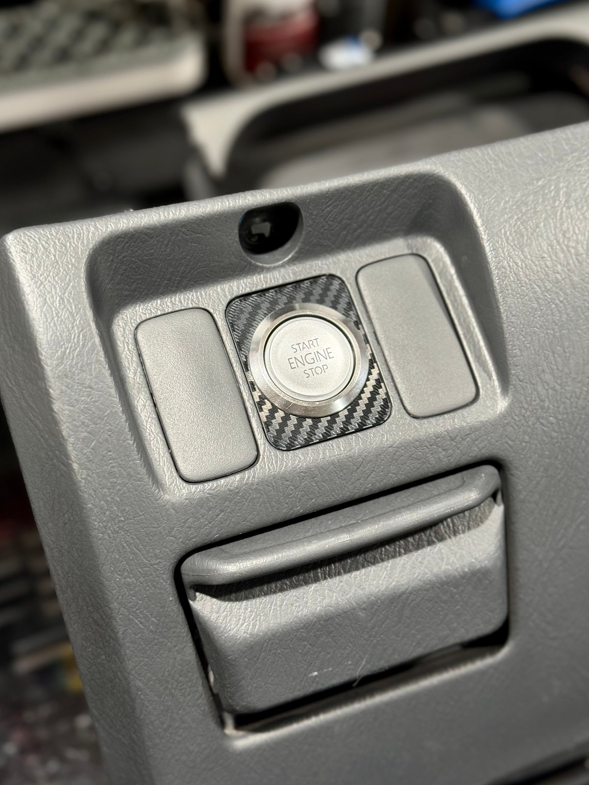 Mirror Switch Mounts EK Civic - JDI 30mm Start Button MOUNT / Textured