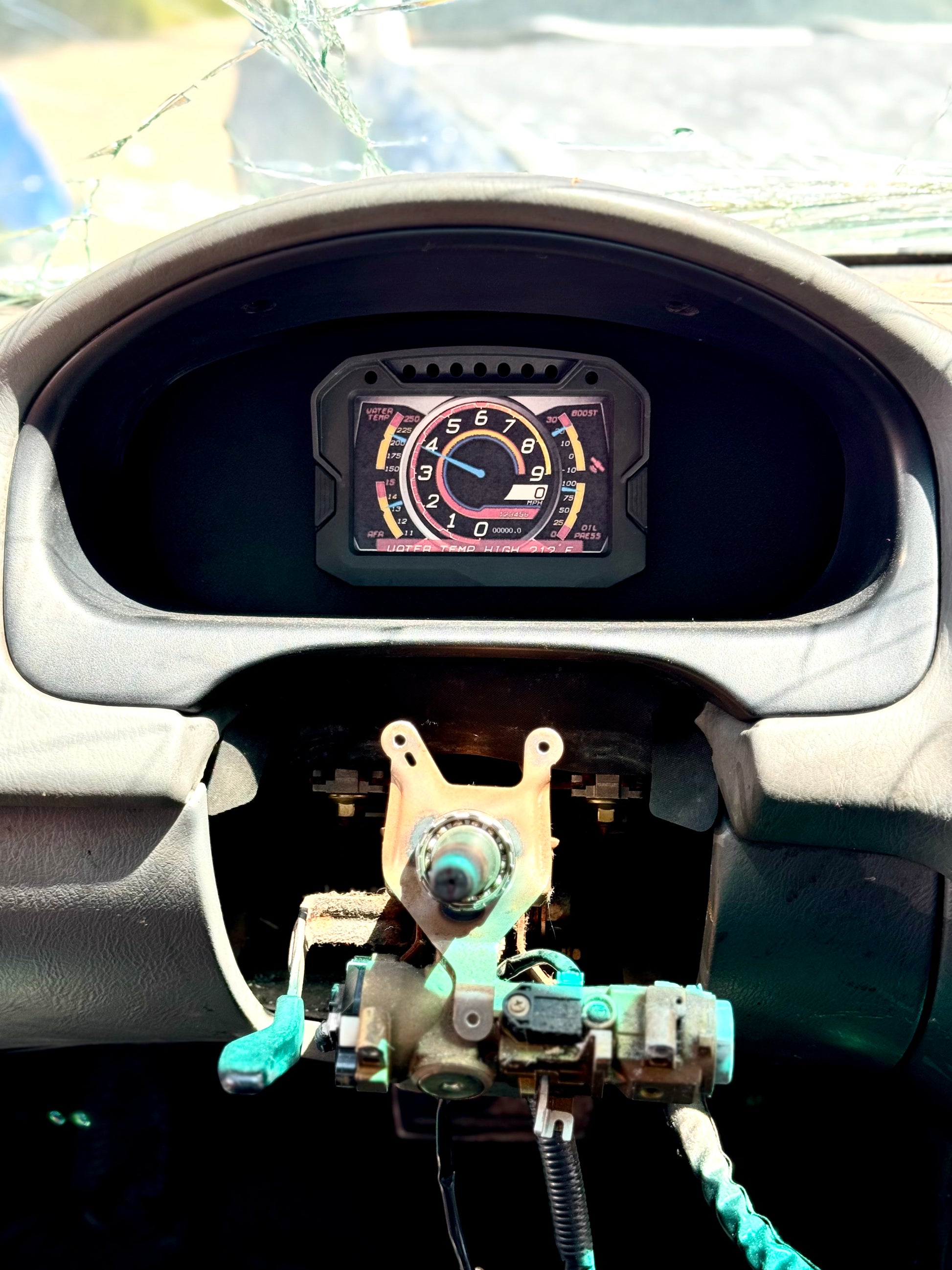 Cluster Display PANEL Mount EK - Textured / AEM CD5