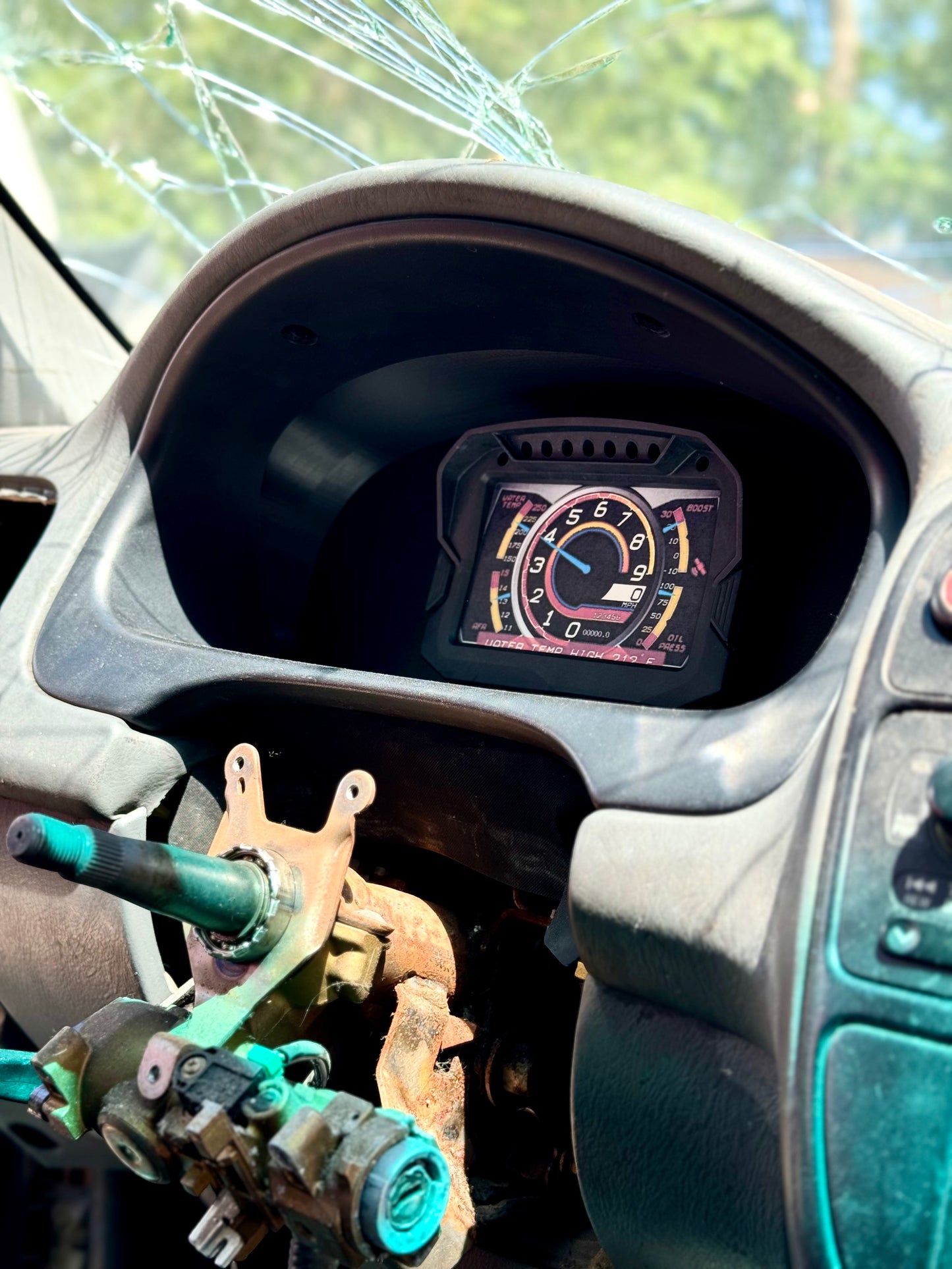 Cluster Display PANEL Mount EK - Textured / FT NO NANO