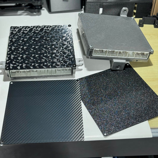 K Series ECU Top COVER - Textured / Yes, screws + cover