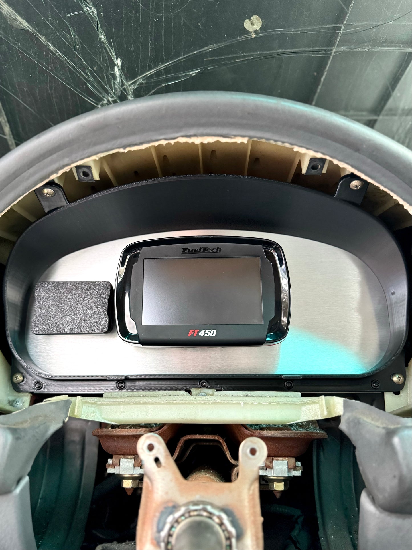 Cluster Display PANEL Mount EK - Textured / FT NO NANO
