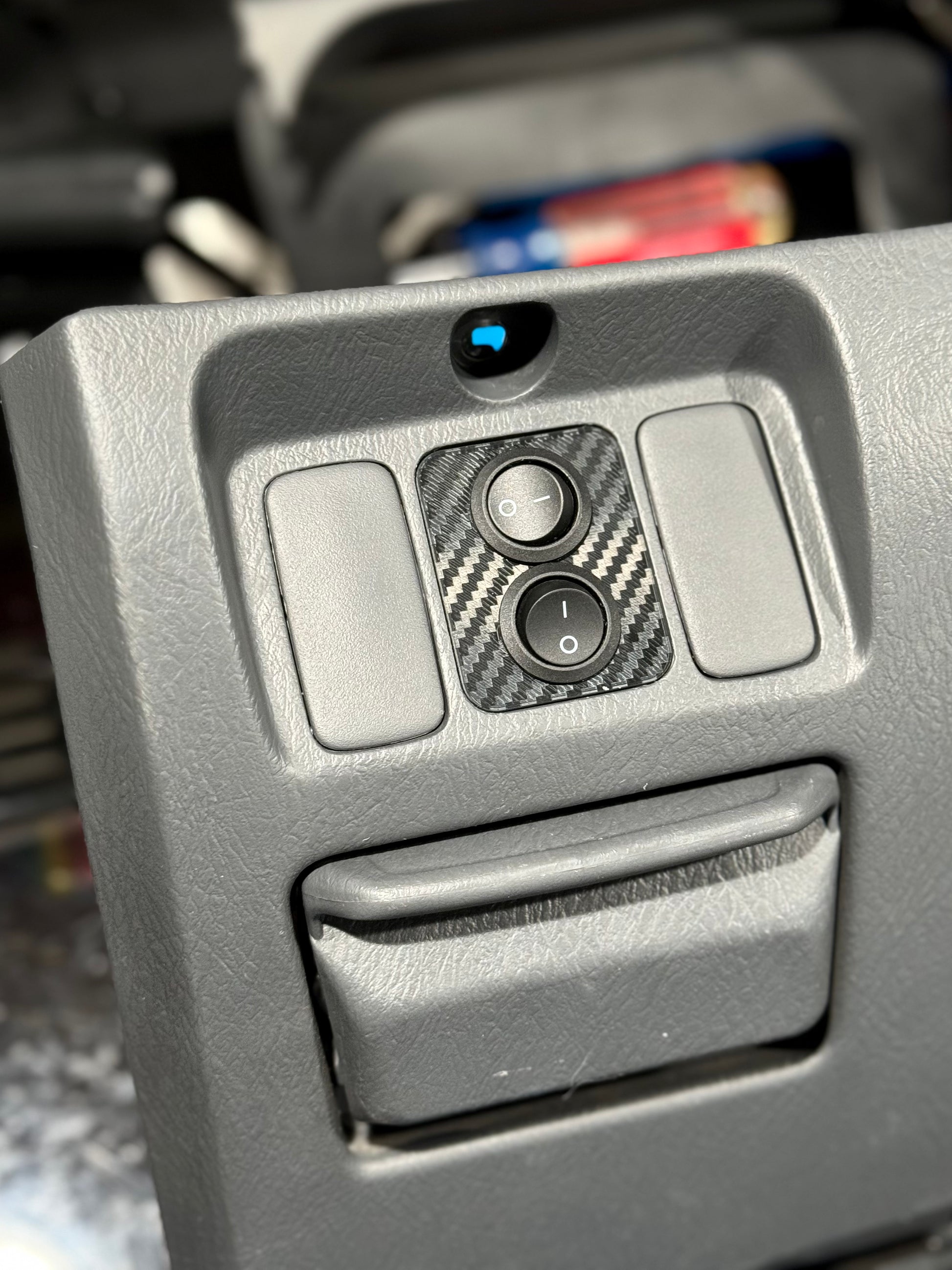 Mirror Switch Mounts EK Civic - 2 Rocker SW - I/O SW / Textured