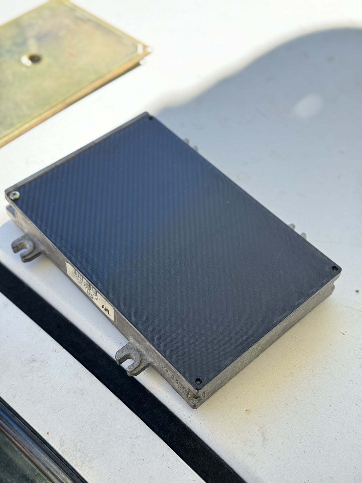 OBD1 ECU Top COVER - Carbon Fiber / Yes, screws + cover