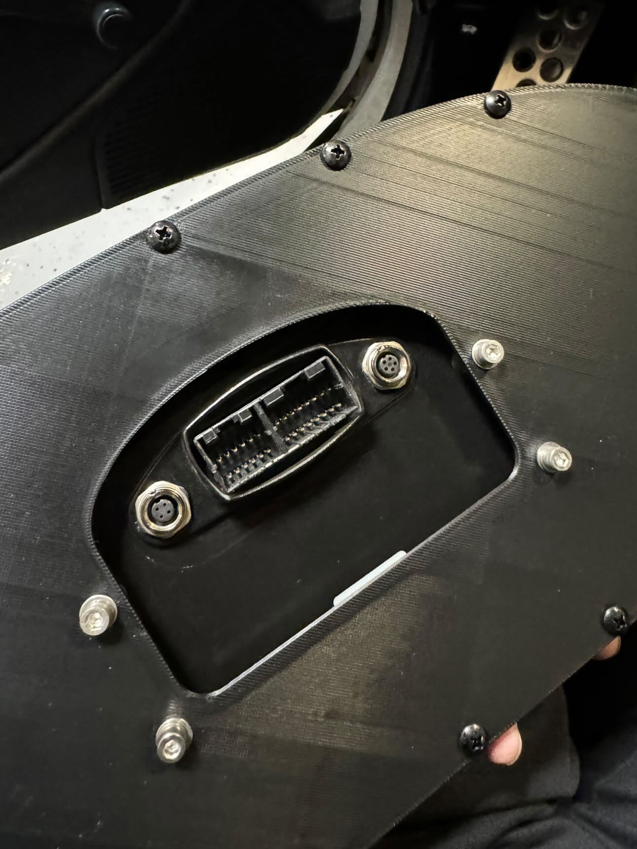 Cluster Display PANEL Mount EG - Carbon Fiber / AIM MXL
