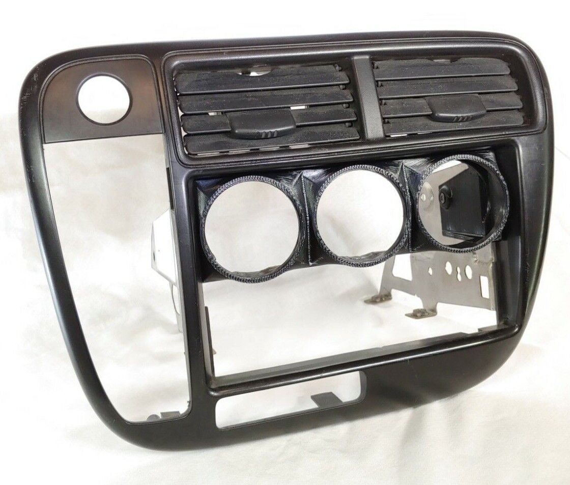 Radio 3 Gauge Pod Double or Single Din - Standard ABS