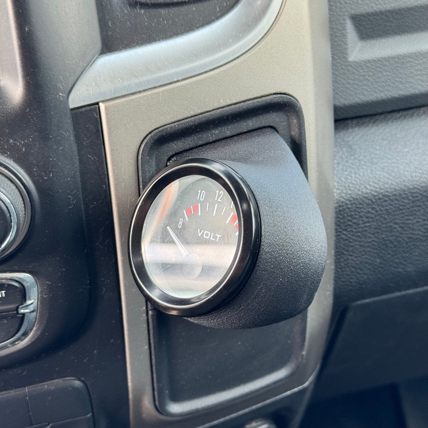 13-18 RAM Pocket Cubby ANGLE GAUGE POD 52MM RH