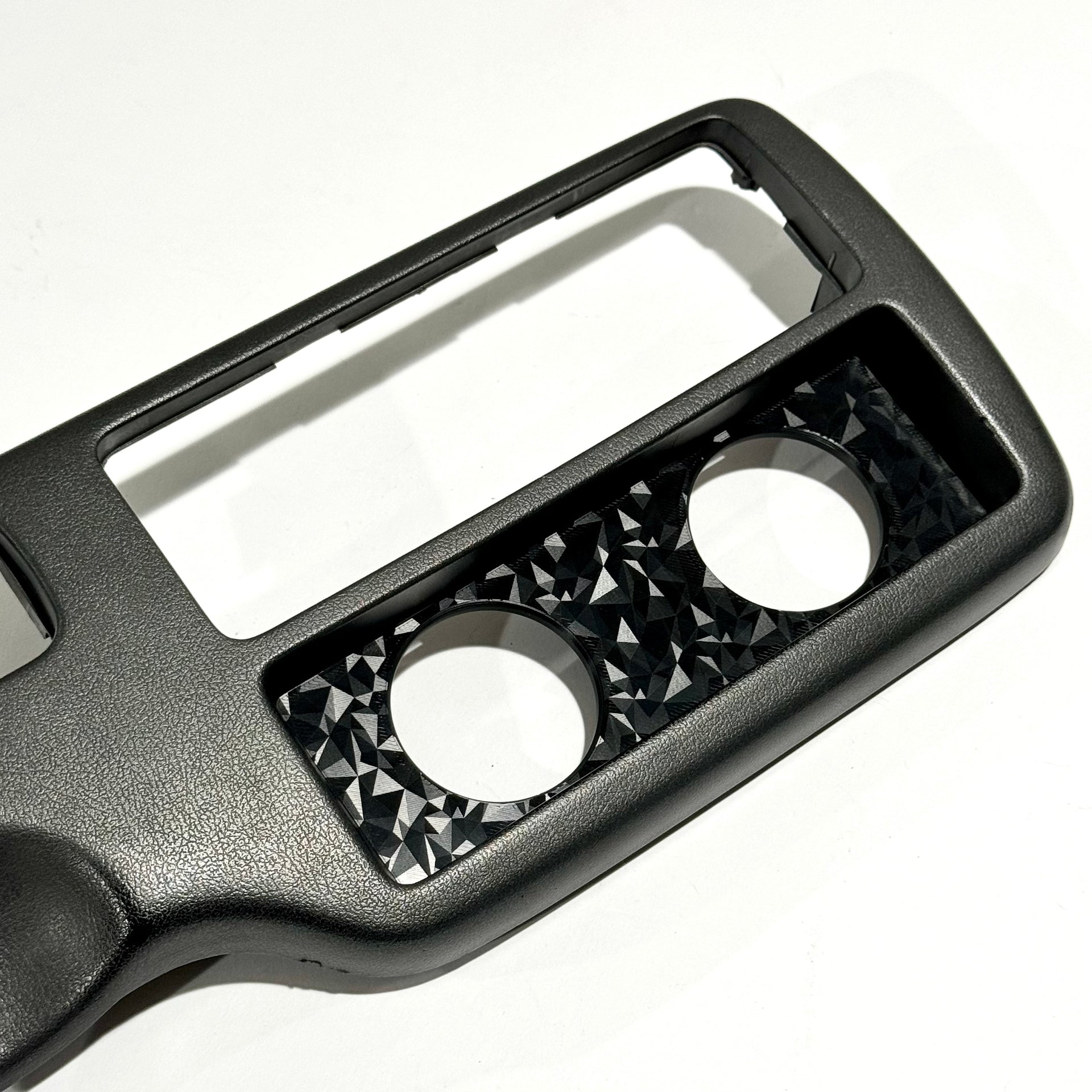 Supporto Auto 3 Alloggiamenti Per Strumenti 52 Mm – Pannello Pod Per Slot Stereo Singolo DIN, Finitura Nera