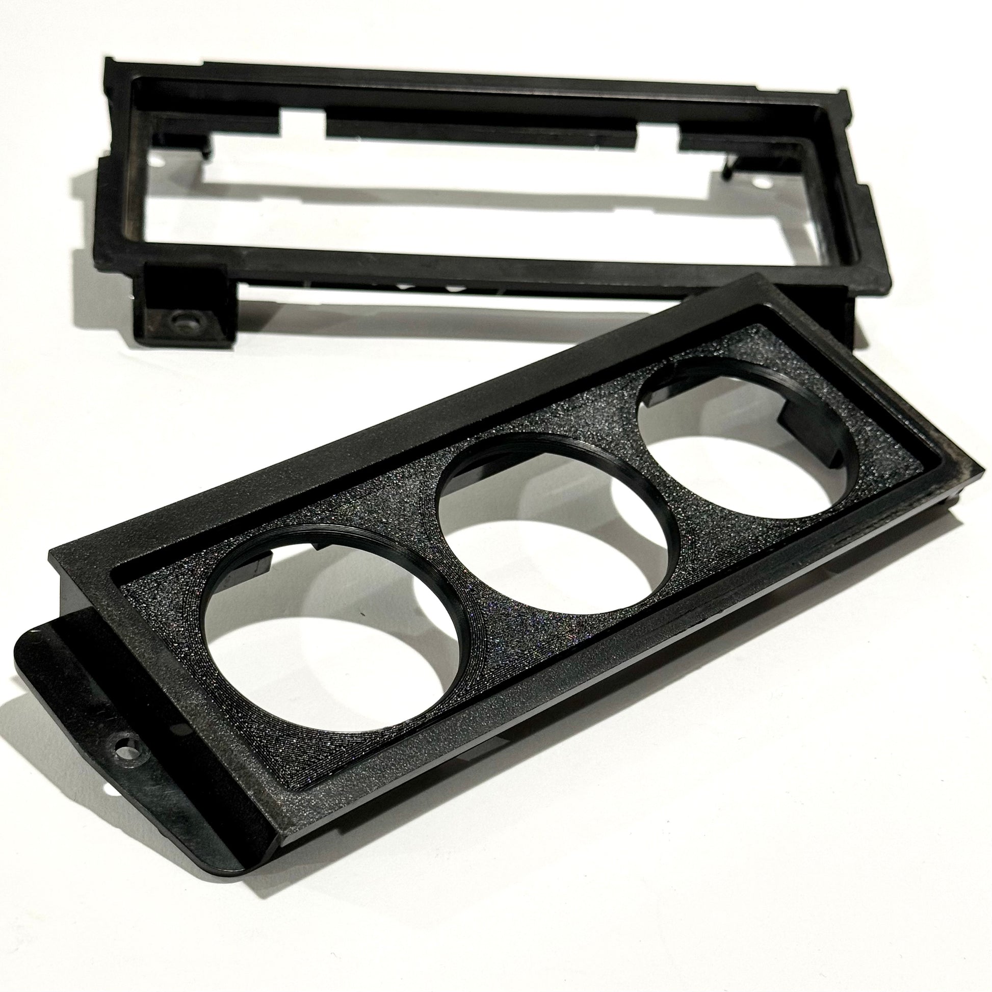Radio Delete 1 2 3 Gauge Single Din 52mm Pod Honda Stereo - 3 Gauge / Textured
