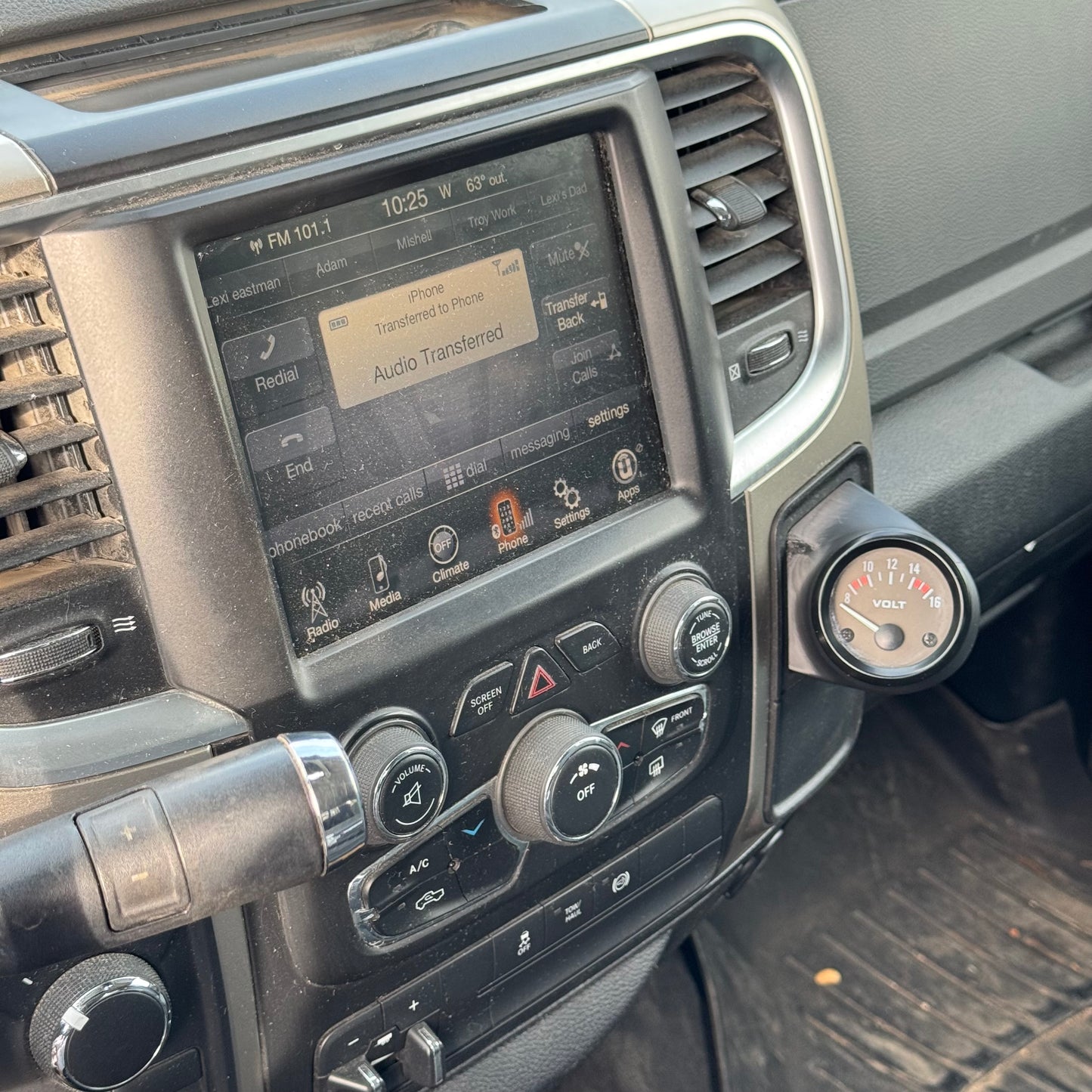 13-18 RAM Pocket Cubby ANGLE GAUGE POD 52MM RH