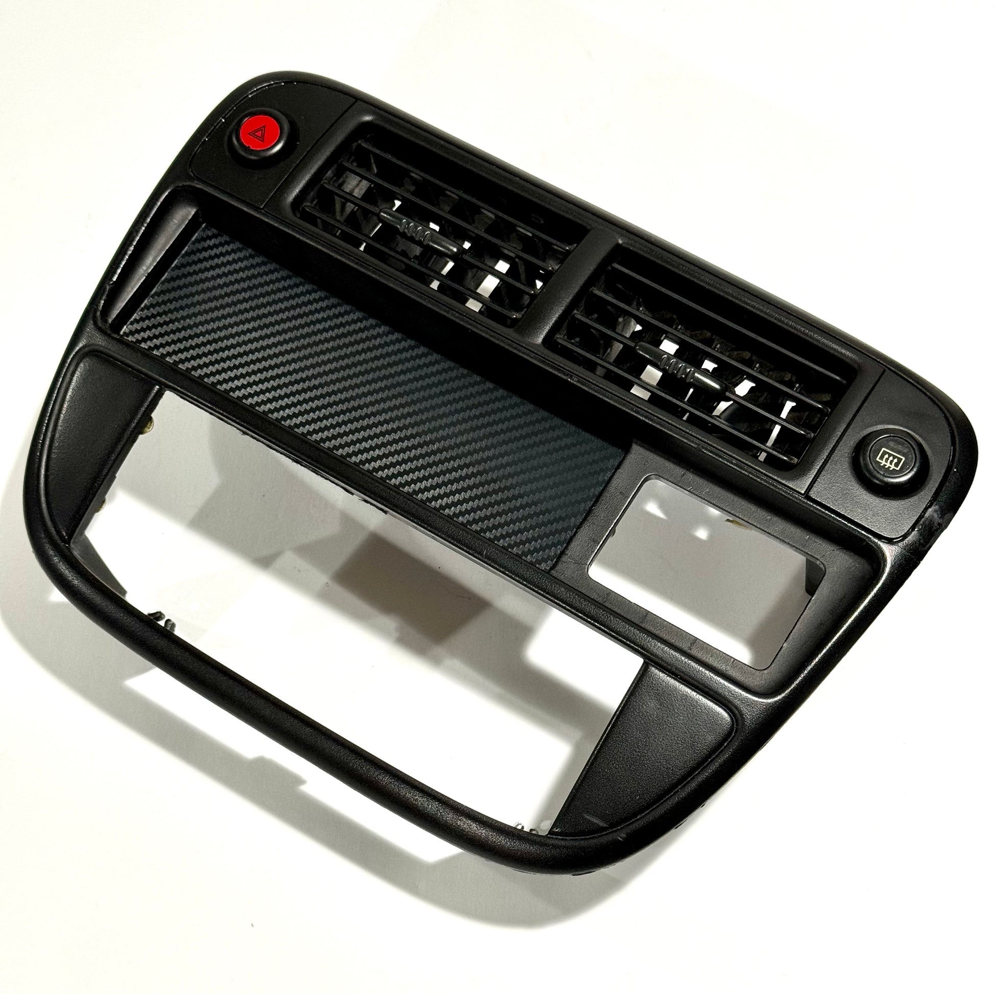 Radio Delete 1 2 3 Gauge Single Din 52mm Pod Honda Stereo - Blank / Delete / Carbon Fiber