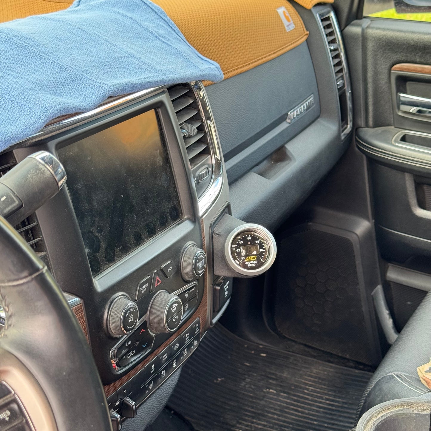 13-18 RAM Pocket Cubby ANGLE GAUGE POD 52MM RH