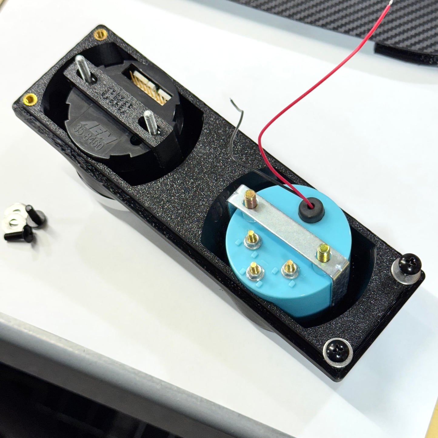 Single Din Radio Angled 2 Pod 52mm