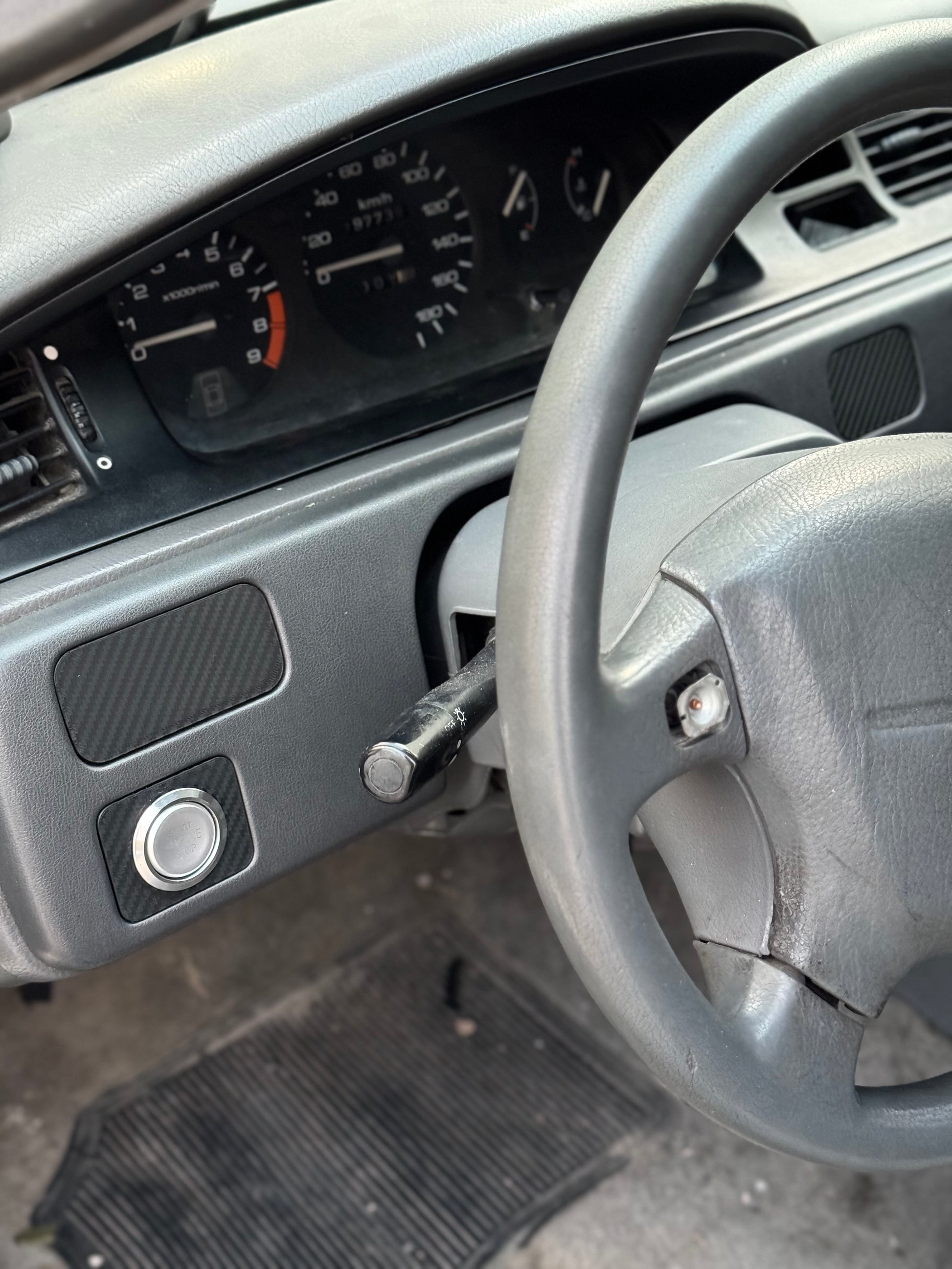 Mirror Switch Mounts EG Civic - JDI Start Button MOUNT + 2 Delete / Textured