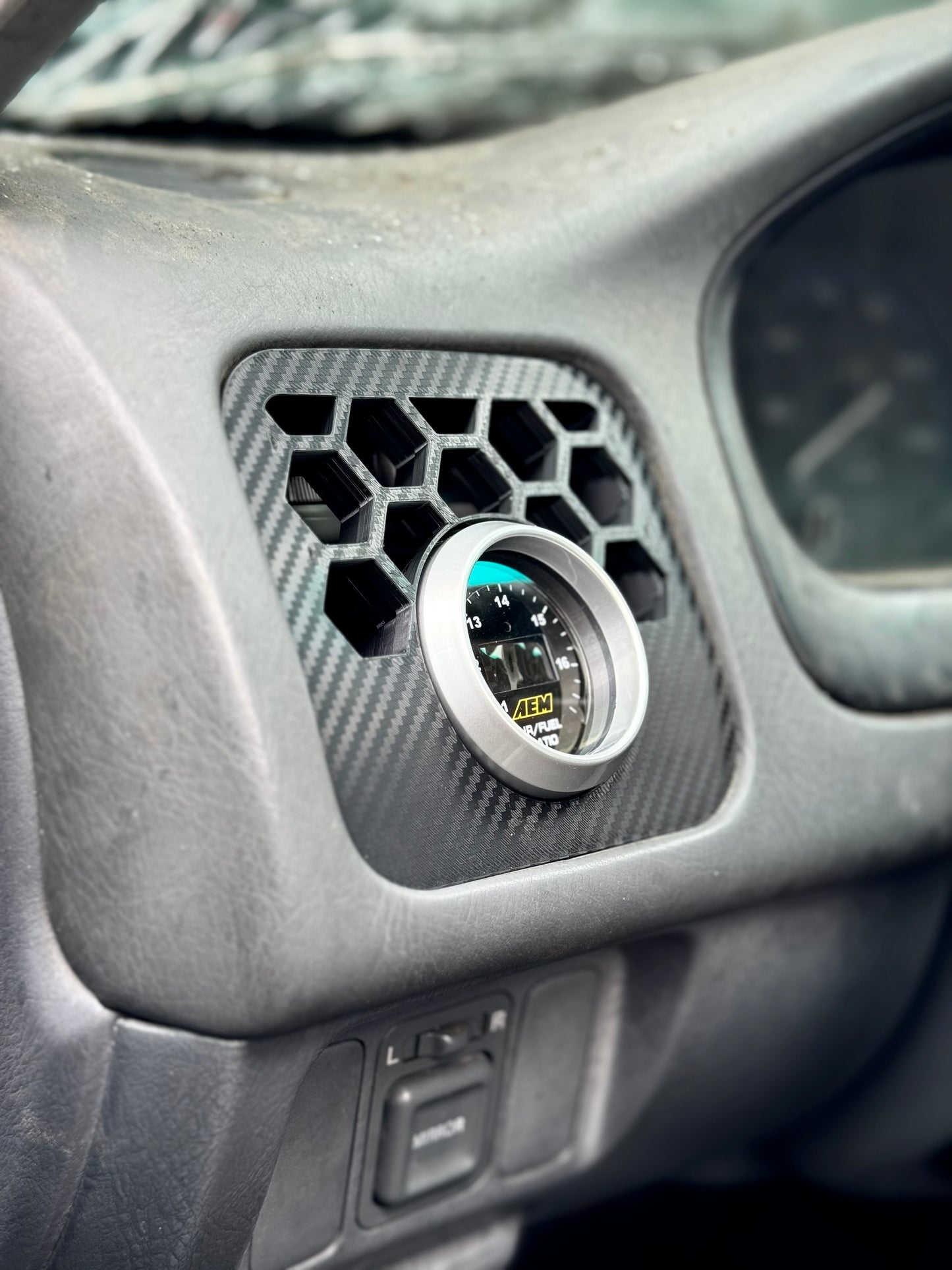 Driver Vent EK Civic - Gauge + Vent / Carbon Fiber