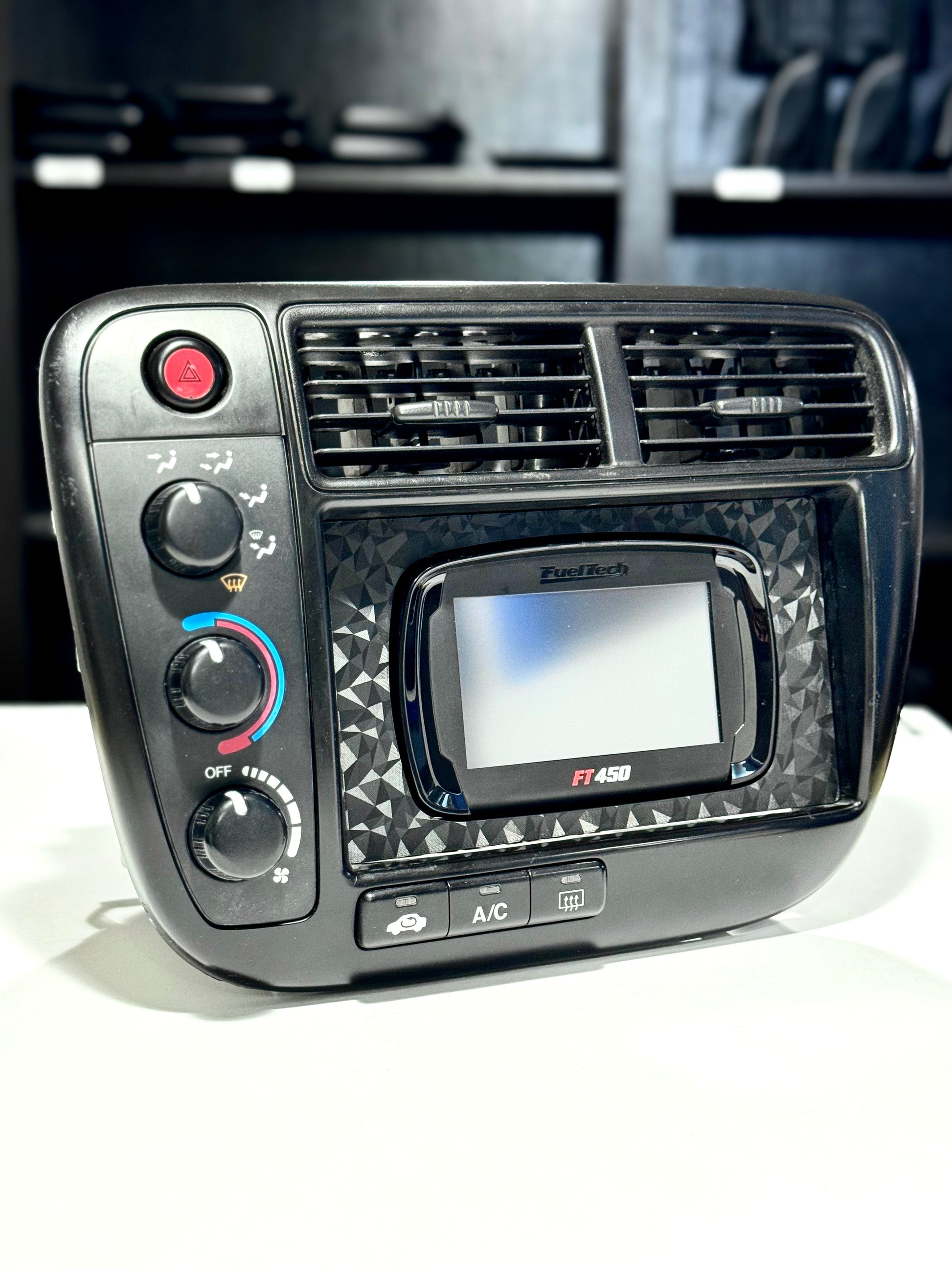 Double Din Display Mount Honda Radio - Diamond / FuelTech 450/550