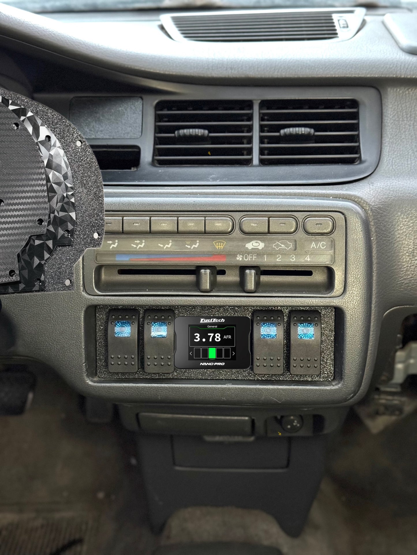 Radio Delete, Pod, Switches, FT Nano, Single Din SCREW MOUNT