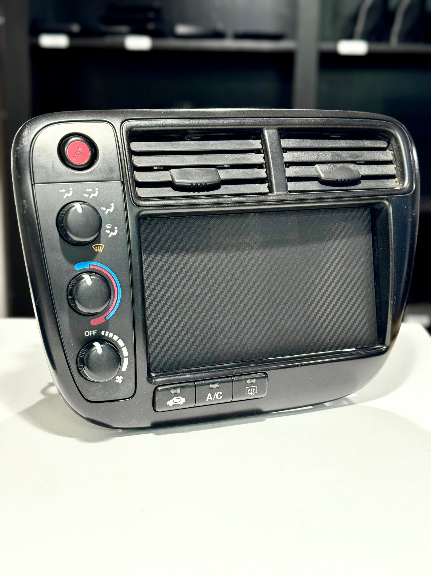 Double Din Block Off Radio