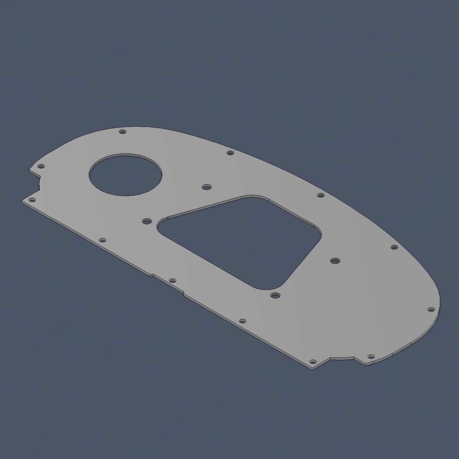 Cluster PARTS PANEL Mounts EK - CD5 LH 52MM / Textured / None