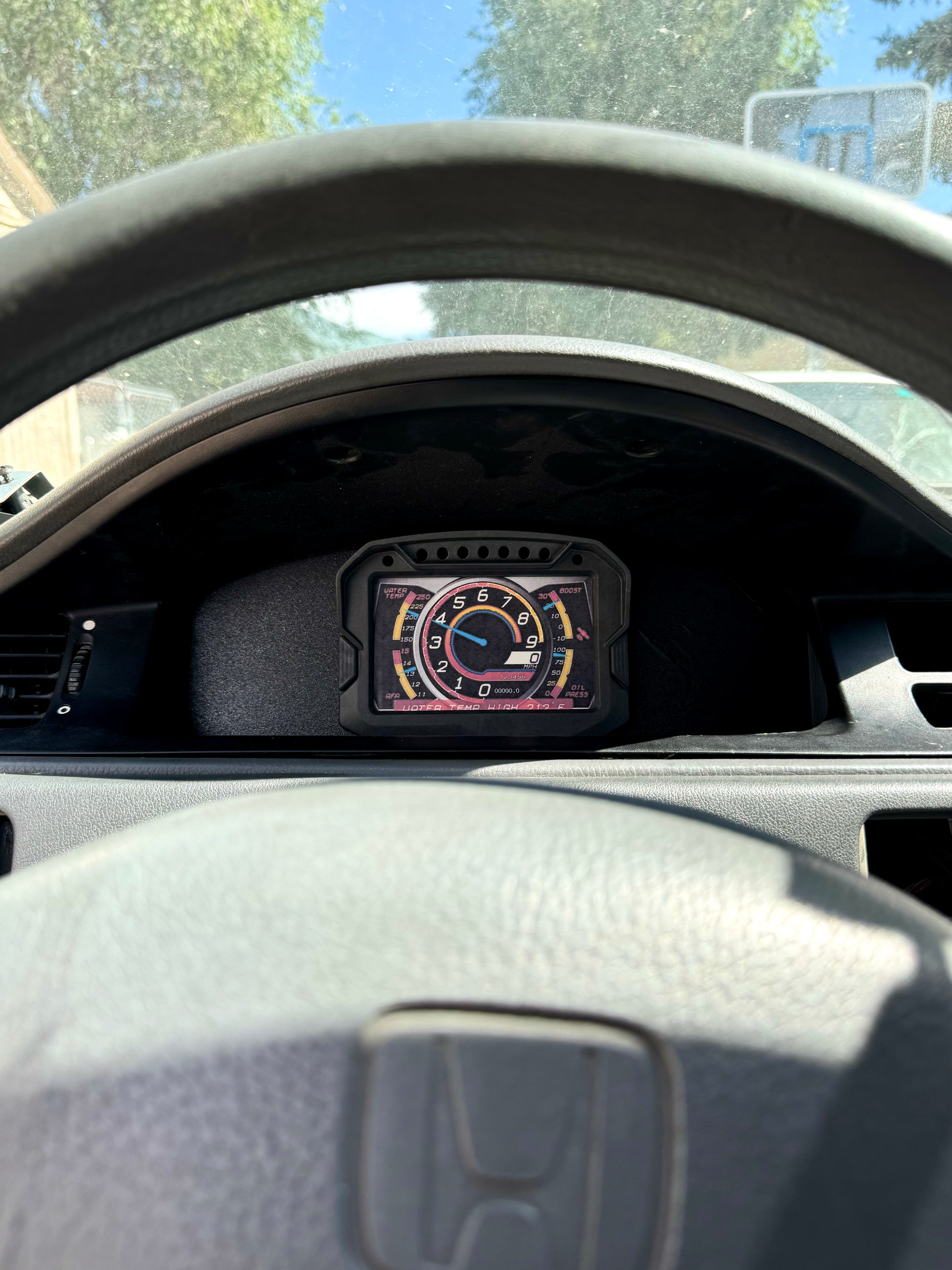Cluster Display PANEL Mount EG - Textured / AEM CD5