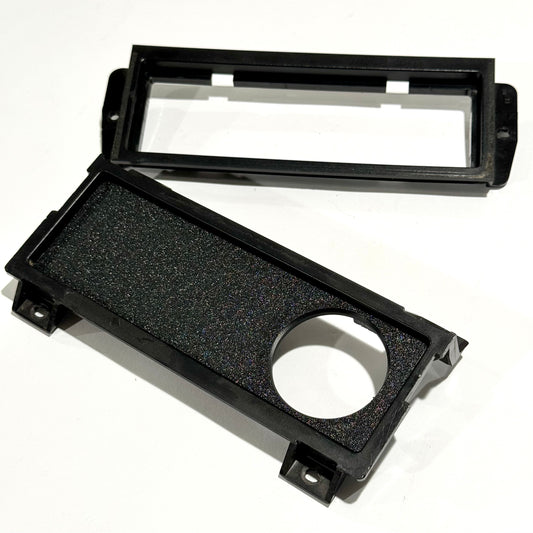 Radio Delete 1 2 3 Gauge Single Din 52mm Pod Honda Stereo - 1 Gauge Offset / Textured