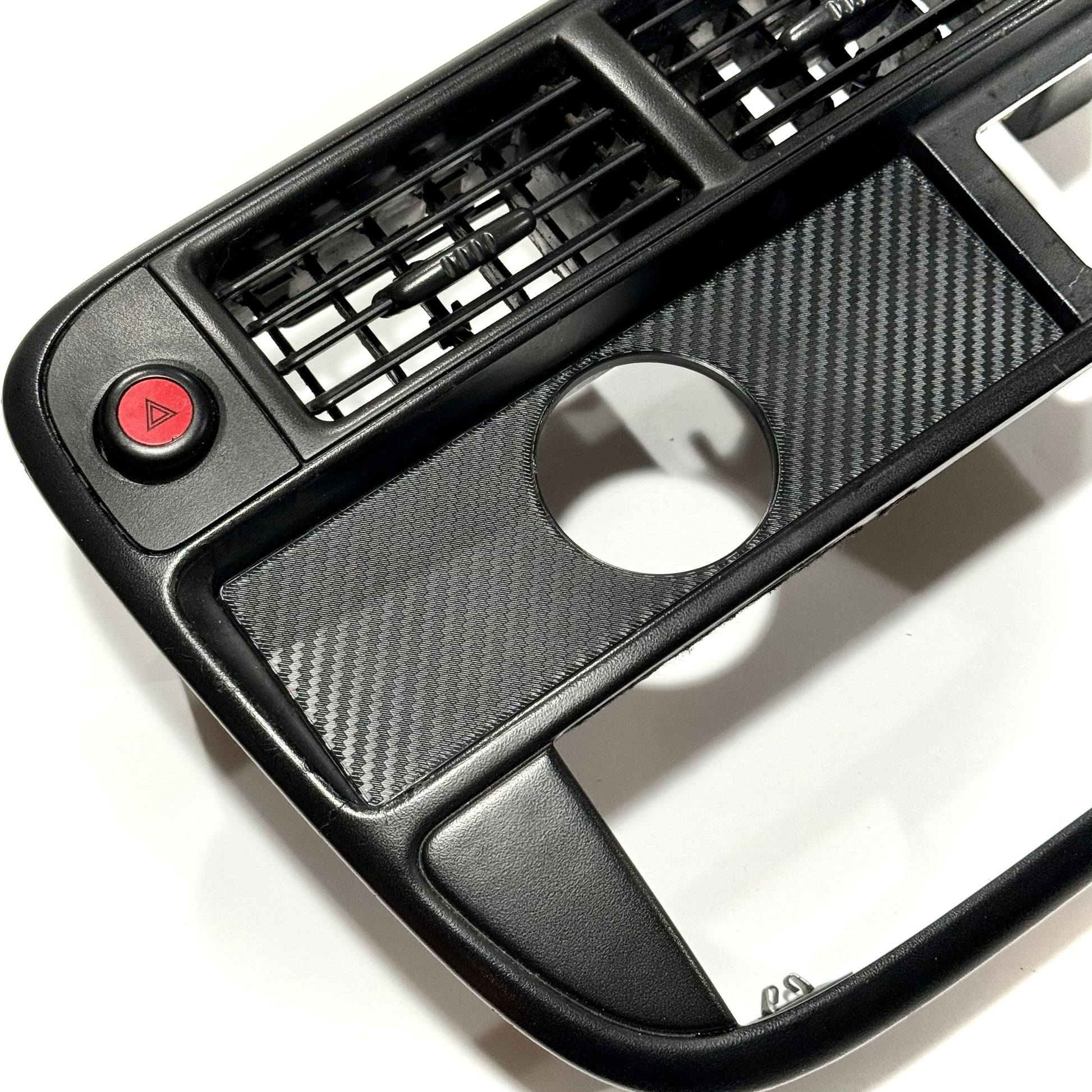 Radio Delete 1 2 3 Gauge Single Din 52mm Pod Honda Stereo - 1 Gauge Center / Carbon Fiber