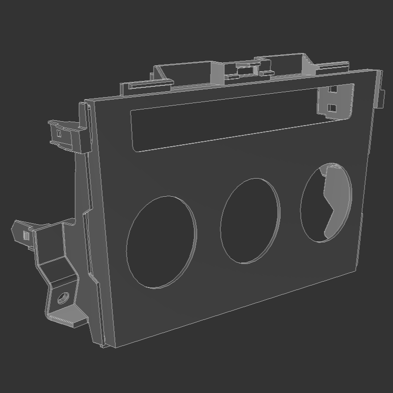 Climate Control Delete or Gauge Pod FRS BRZ GT86