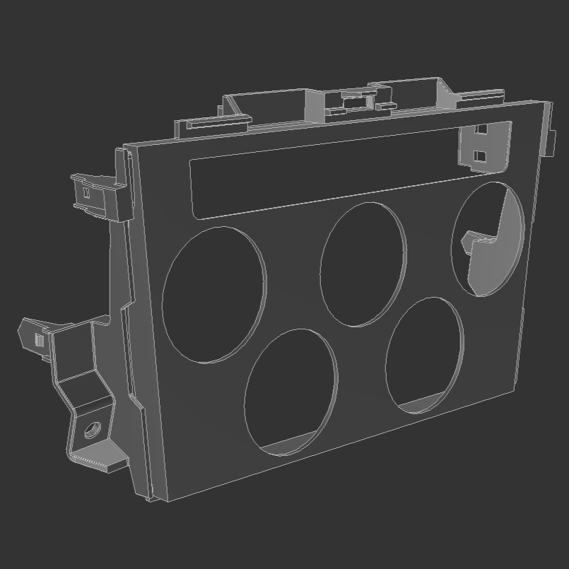 Climate Control Delete or Gauge Pod FRS BRZ GT86