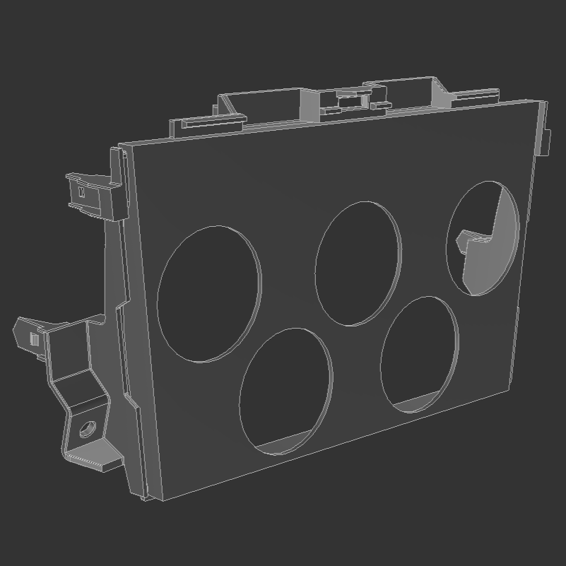 Climate Control Delete or Gauge Pod FRS BRZ GT86